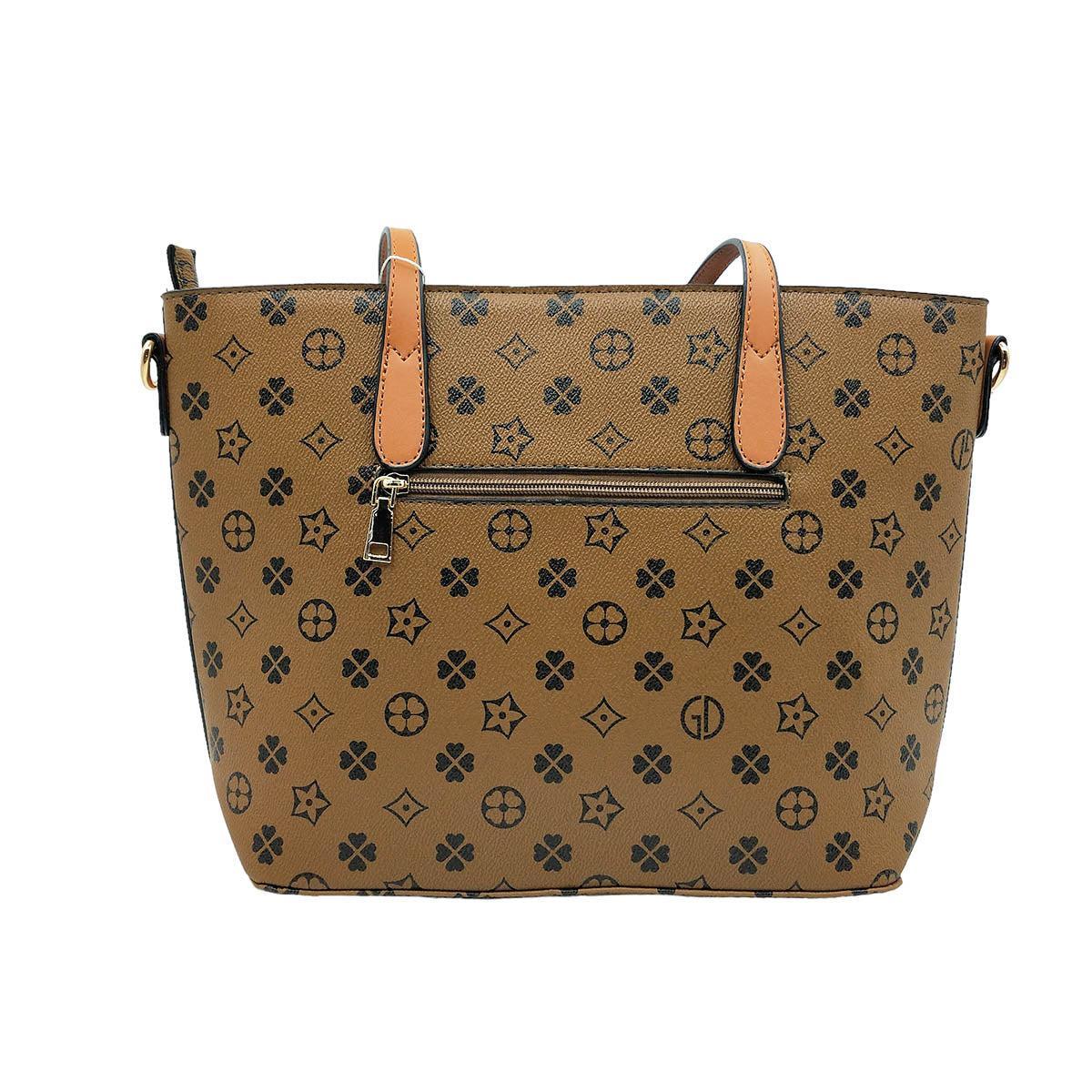 Bolso Tote Bag Flores - Eco pielBolso flores eco piel Bolso de estilo exclusivo, es el compañero ideal para tus ajetreados días. Confeccionado en eco piel, su practicidad y comodidad te permitirán llevar todo lo necesario sin preocupaciones. Un diseño sof