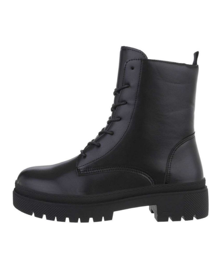 Botin Eco piel Elisa -N°36Este botín ecológico de piel Elisa ofrece una solución para mantener los pies calientes en climas fríos gracias a sus cordones y suela ancha. Cómodo y ligero, es la opción ideal para todo el año. Último talla 36 Envío: Suiza 2/4
