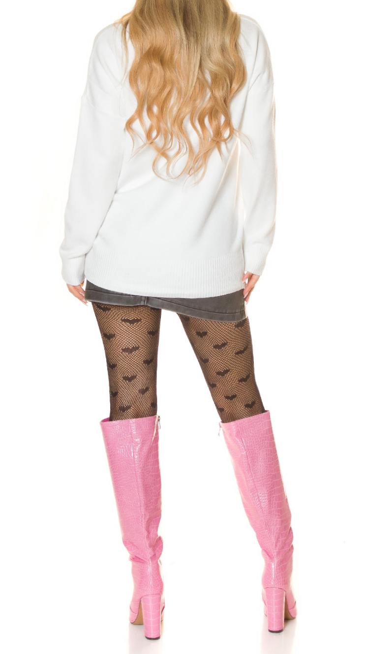 Jersey Oversize Pinky Promise Blanco