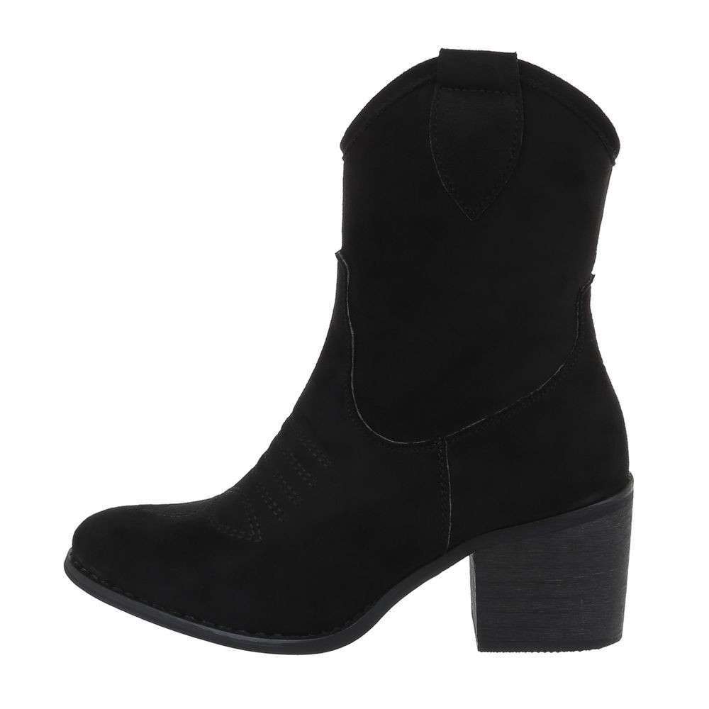 Botin Cowboy Ante Negro- N°36Botín Cowboy Ante Negro Si hay un calzado que esta en tendencia, son los botines y botas estilo cowboy. Este botín cowboy resulta muy practico y comodo para todos tus outfits. Ya sea con un vestido o unos jeans acertaras segur