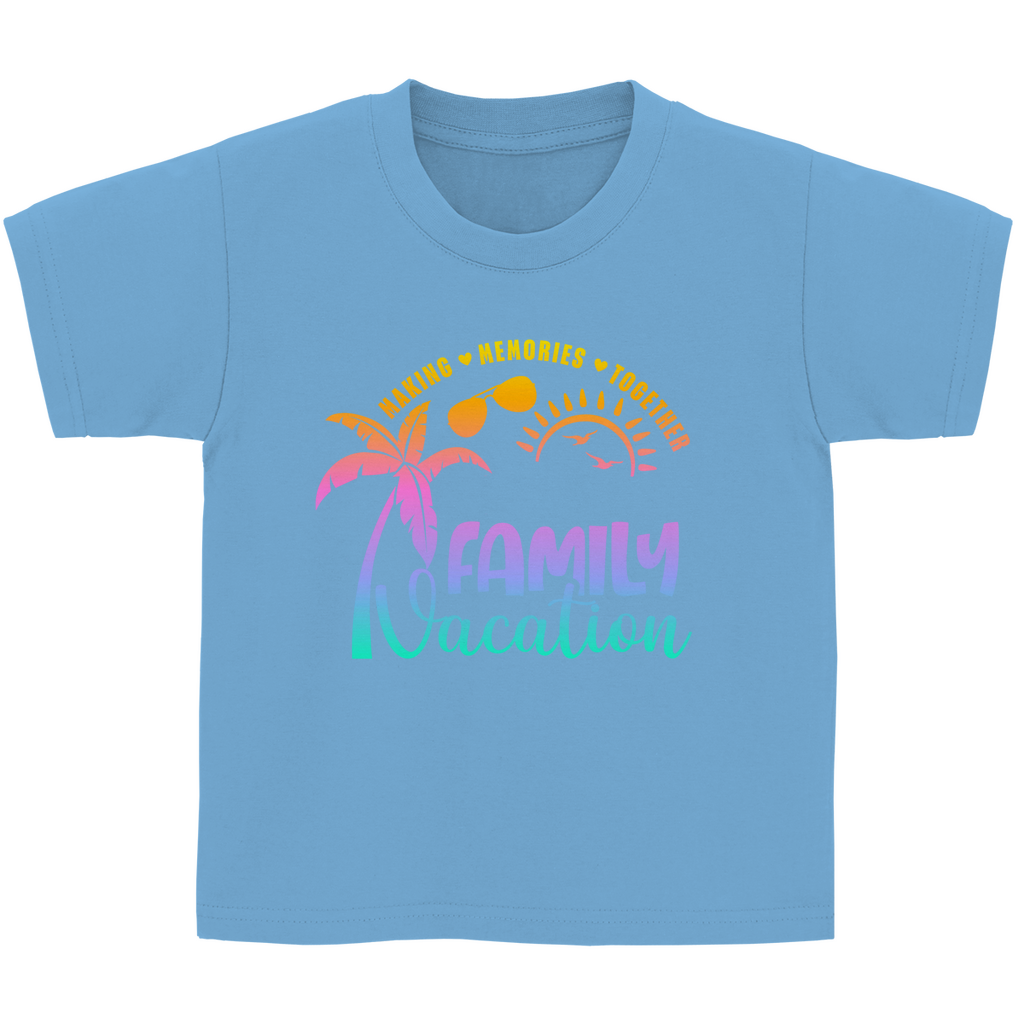 Kinder Basic T-Shirt Family Vacation A1