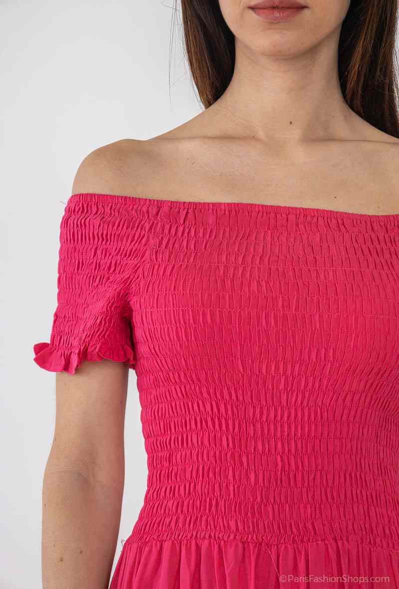 Sommerkleid fucsia rosa Damen Store Schweiz frauen boutique TOS