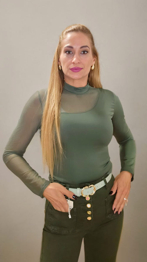 Blusa Top Transparencias Adriana