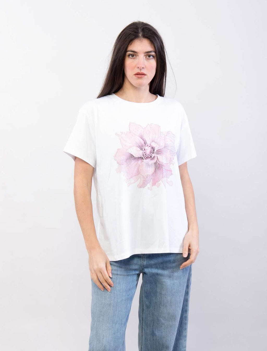 T-Shirt Oversized Flor -5 colores