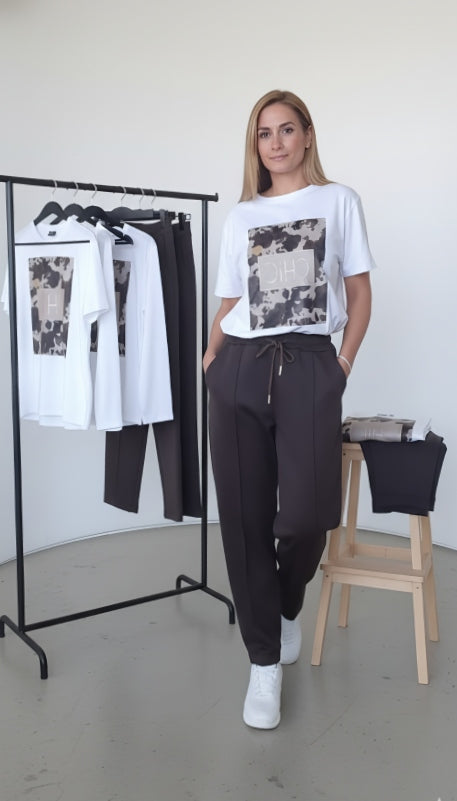 Set Jogger T-Shirt Cow