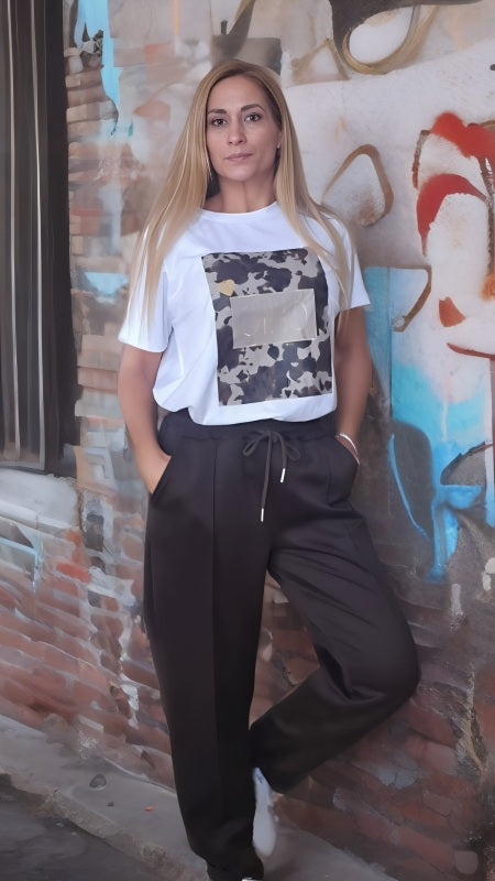 Set Jogger T-Shirt Cow