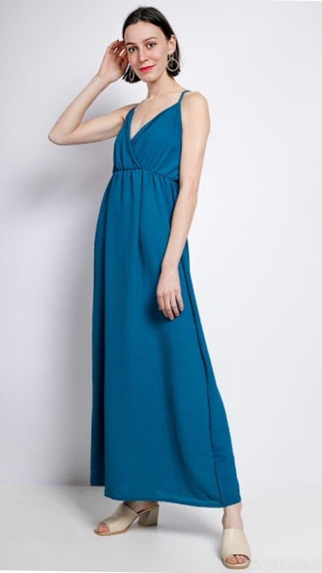 Damen Sommerleid blau 