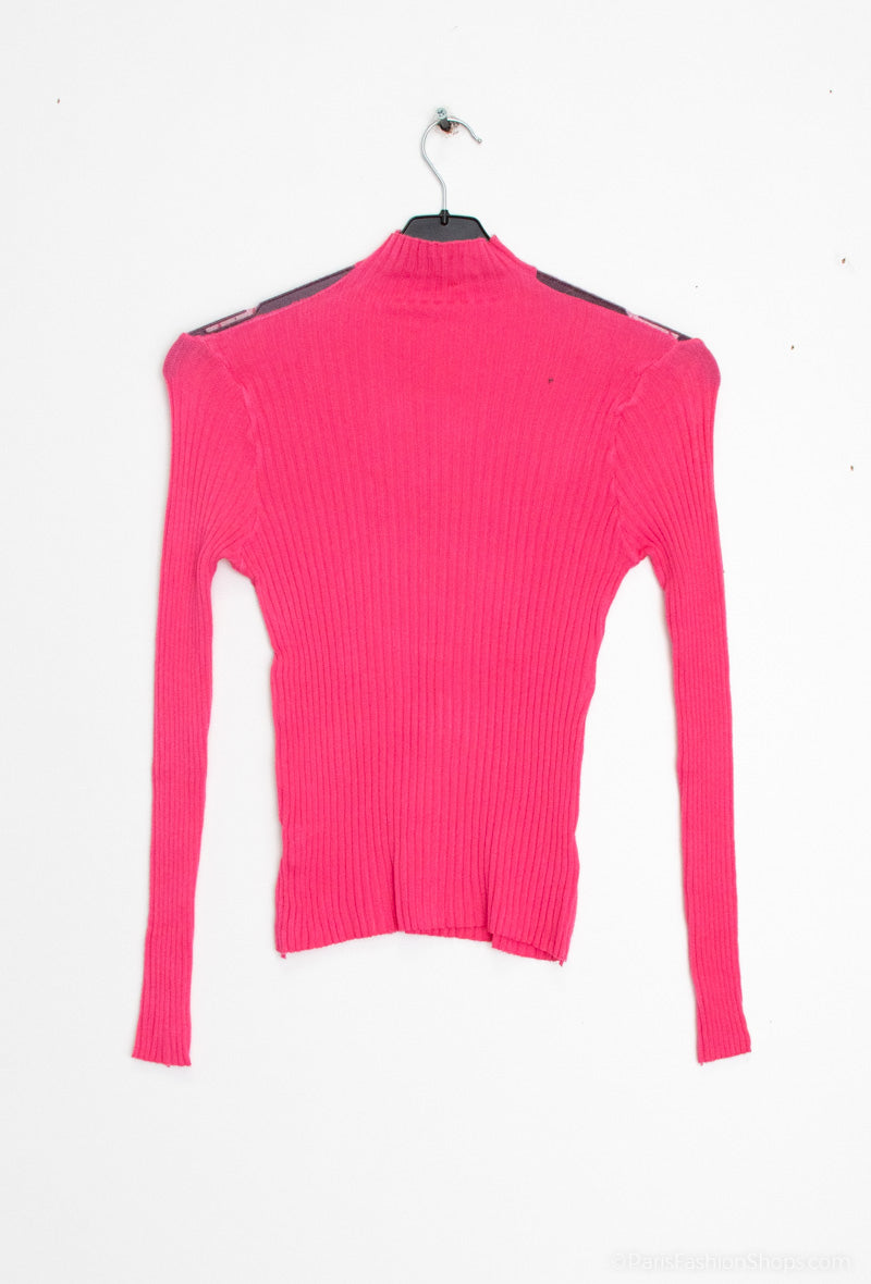 Jersey Transparencias Glamourös | Pullover¡Reluce con elegancia esta temporada con nuestro Jersey Transparencias Glamouros! Sofisticado, con delicados brillantes y encantadora transparencia en el escote, brilla esta temporada . Destaca con glamour gracias