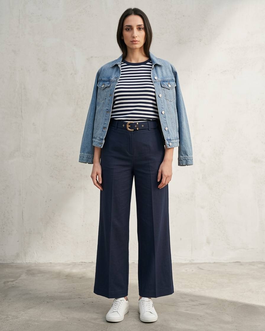 Pantalón elegante Marino