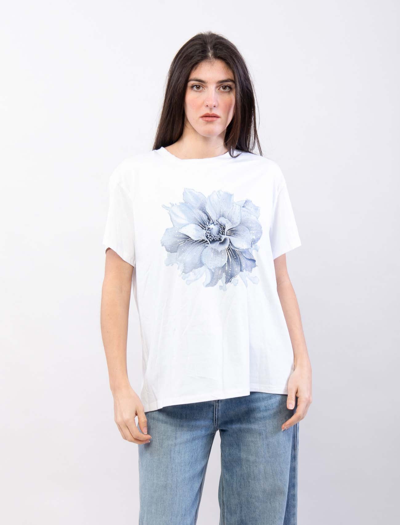 T-Shirt Oversized Flor -5 colores