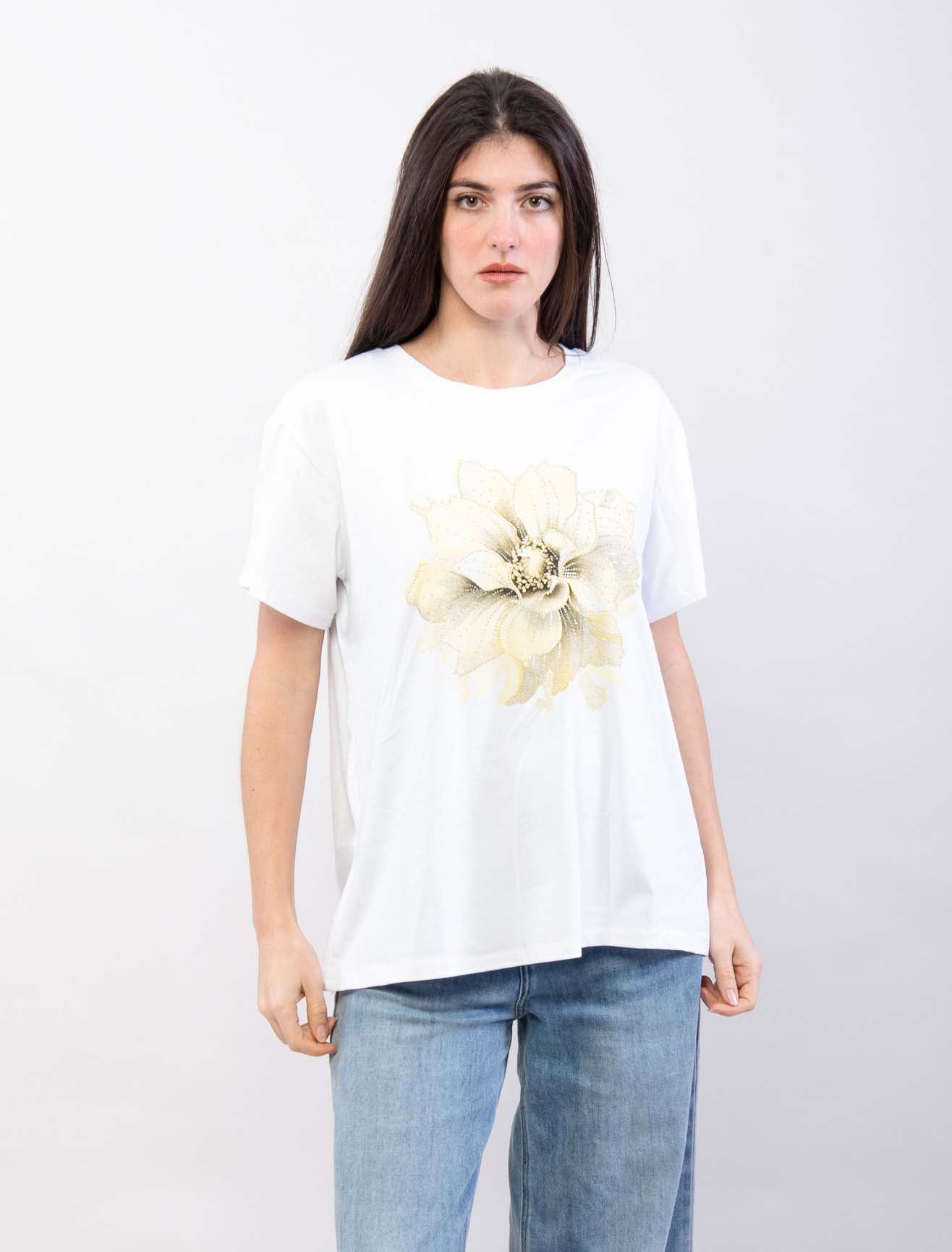 T-Shirt Oversized Flor -5 colores