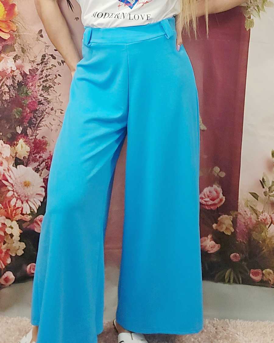 Palazzo Textura BibianInspírate con los colores de la temporada y lucirás linda y moderna con el pantalon palazzo textura Bibian! Con talla única que se adapta de 36 a la 40, sentirás una cómoda libertad de movimiento gracias a su ligero tejido. No hay ne