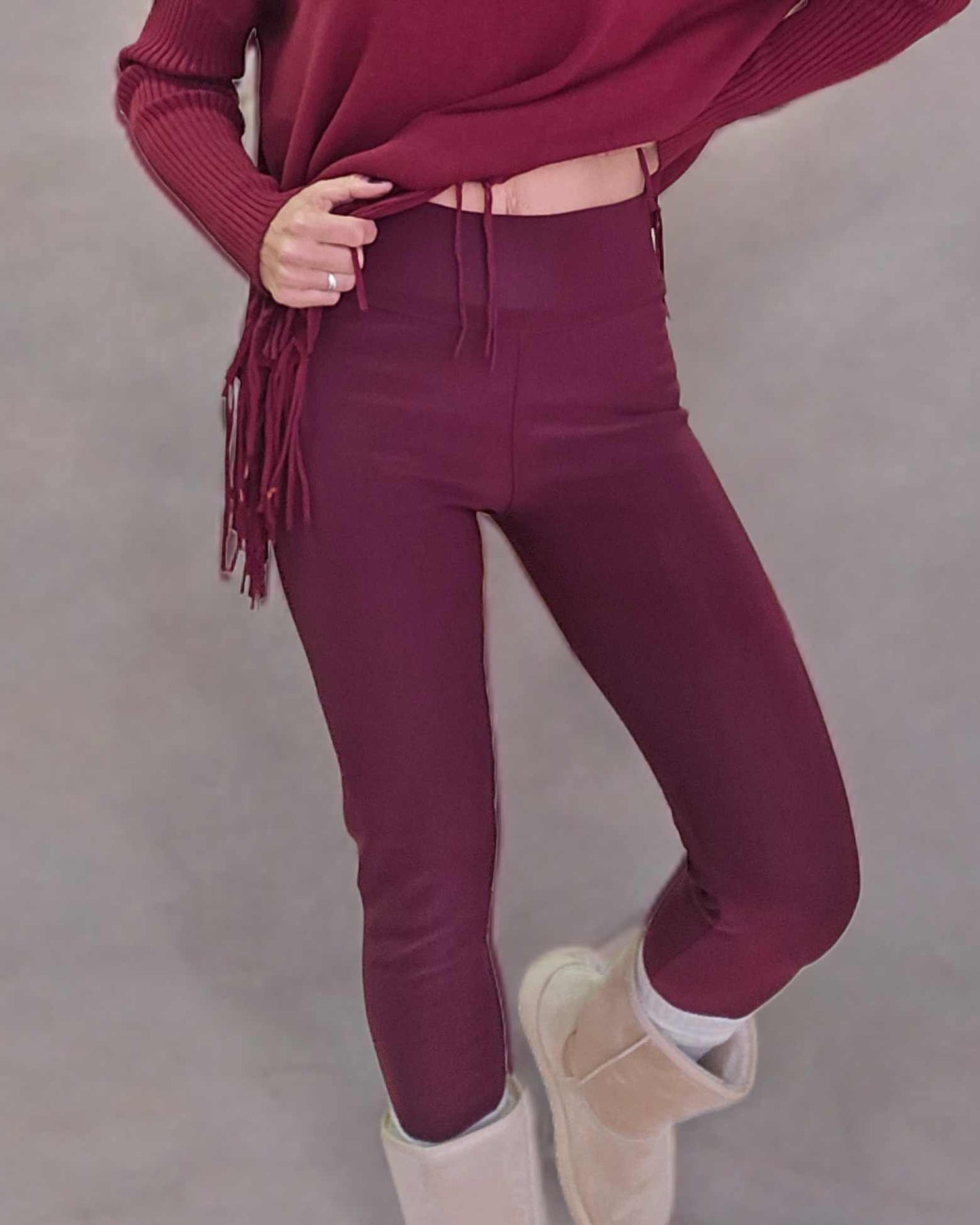 Leggin Polar Burgundy