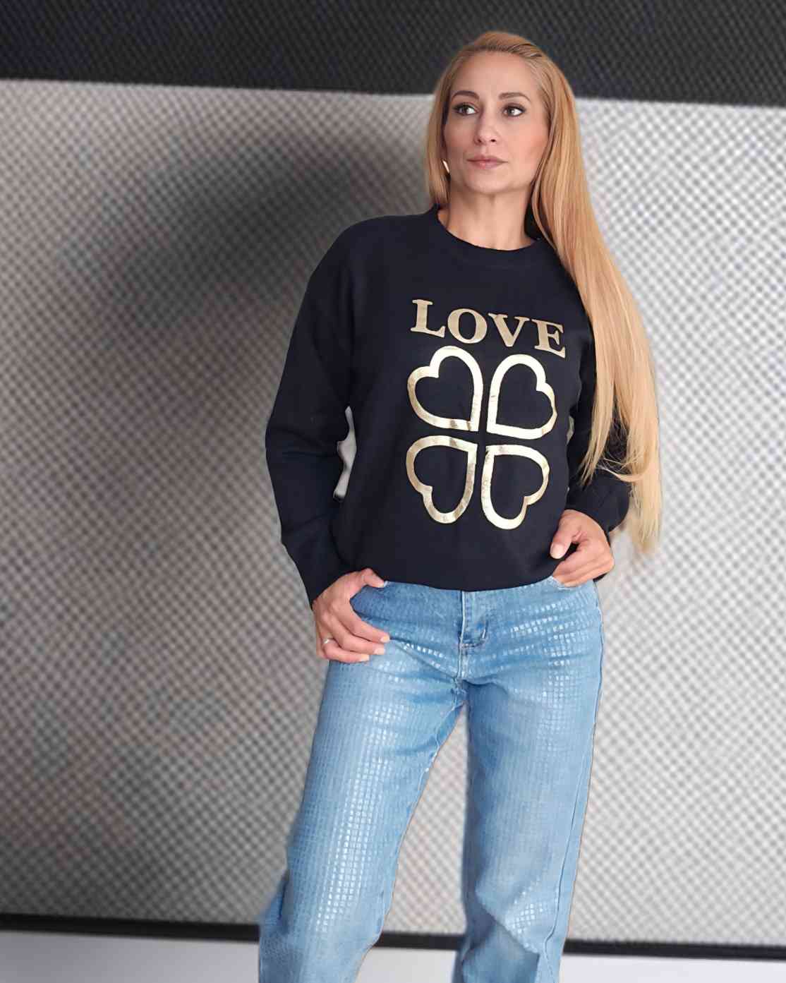 Pullover Jersey Love- 3 colores