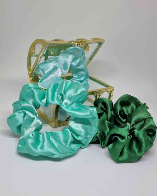 haargummi haar Accessoires . scrunchie silk . coleteros satinados