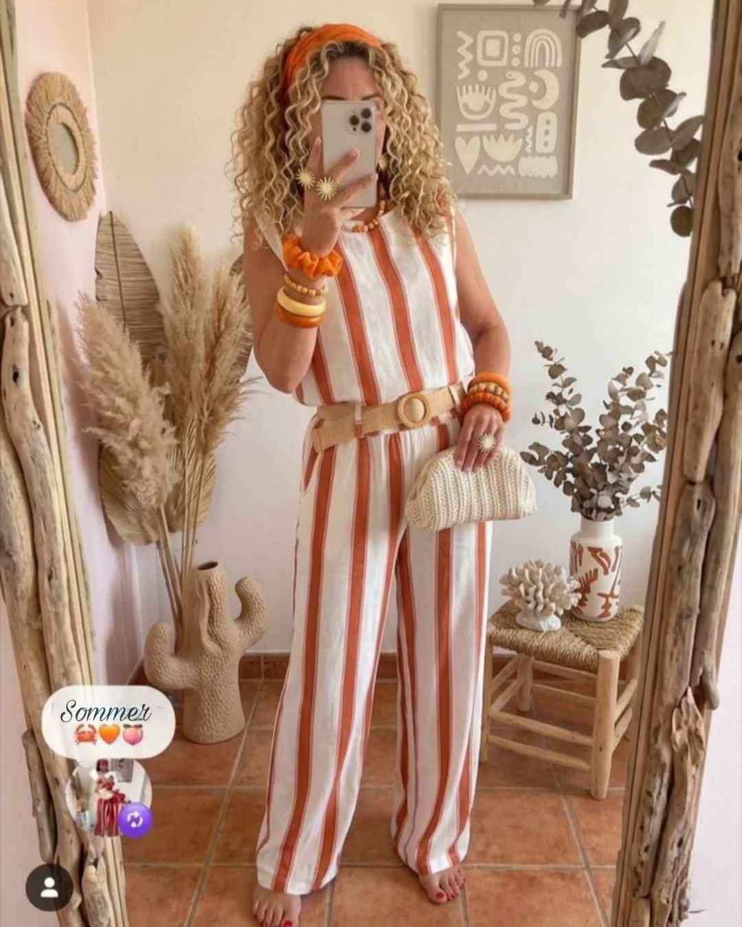 Co-Ord Rayas Conjunto Tendencia