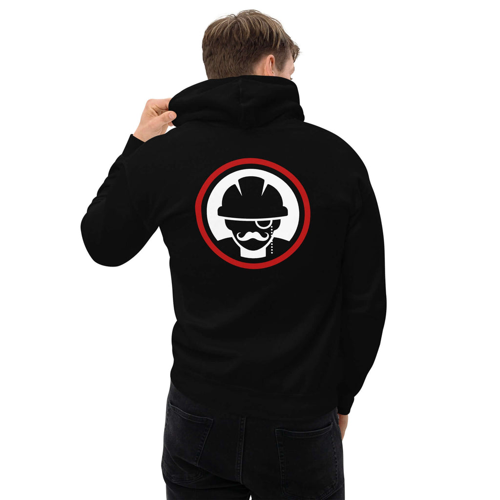 Unisex-Kapuzenpullover - Swiss Rohrinspektor Logo Front Logo Back -PFEinen kuscheligen Kapuzenpullover braucht einfach jeder! Entscheide dich für diesen, denn er ist angenehm weich und stilvoll – die perfekte Wahl für kühlere Abende! • 50 % vorgeschrumpft