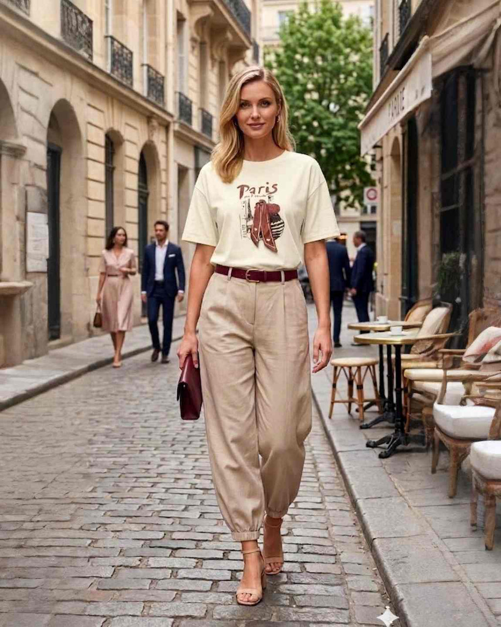 T-Shirt  Boxy Algodón Paris- 4 Colores