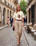 T-Shirt  Boxy Algodón Paris- 4 Colores