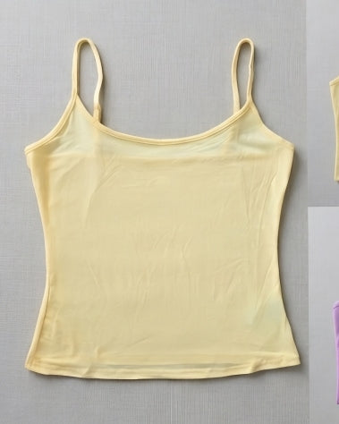 Top Basico Tirantes Pastel