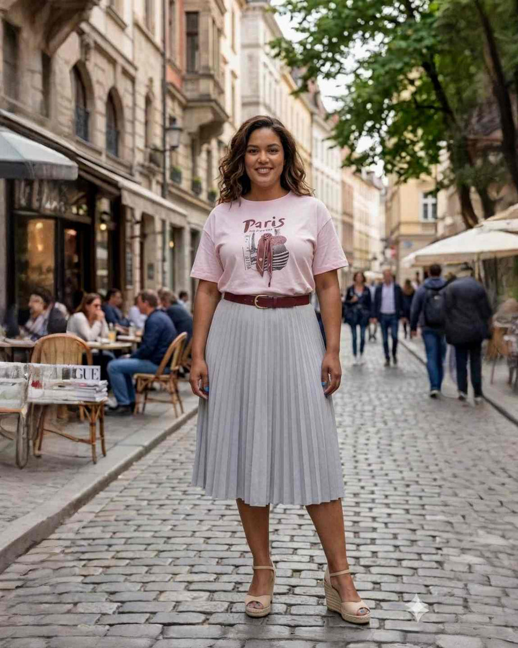 T-Shirt  Boxy Algodón Paris- 4 Colores