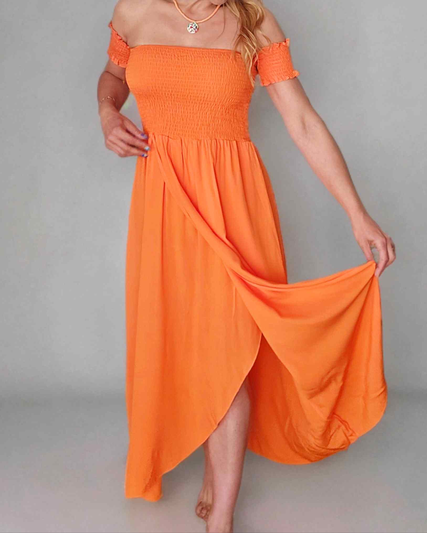 Vestido Drapeado Viscosa -5 Colores