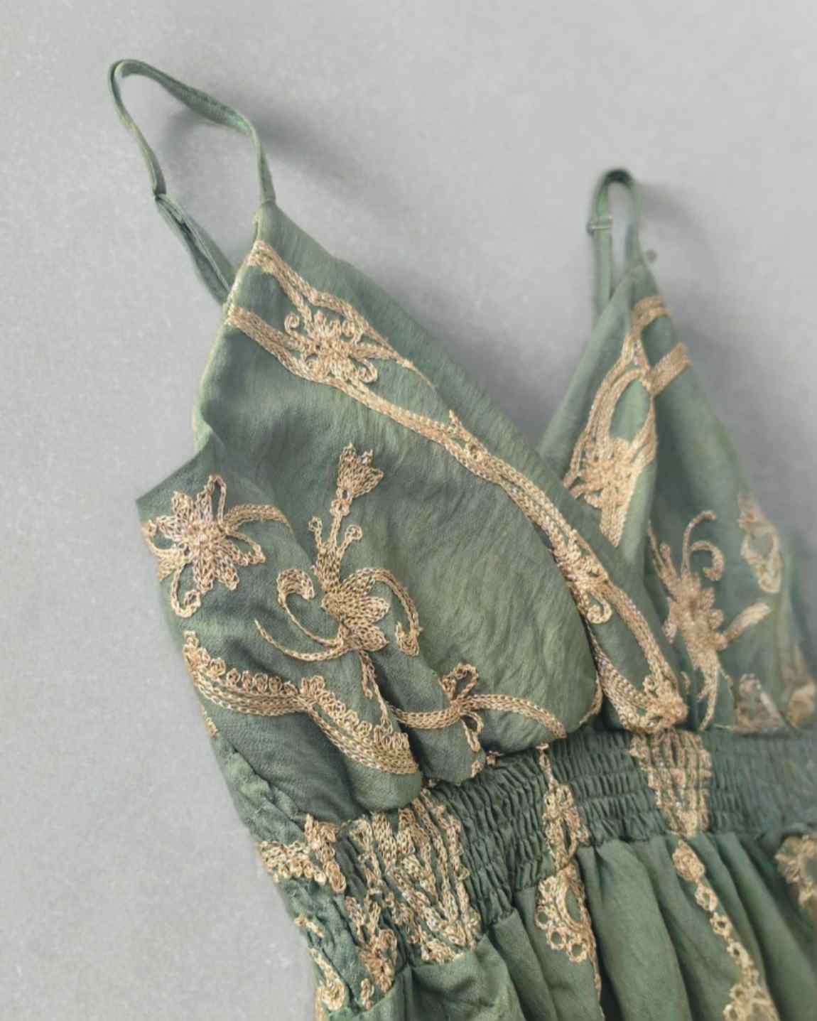 Vestido Largo Bordados Lux