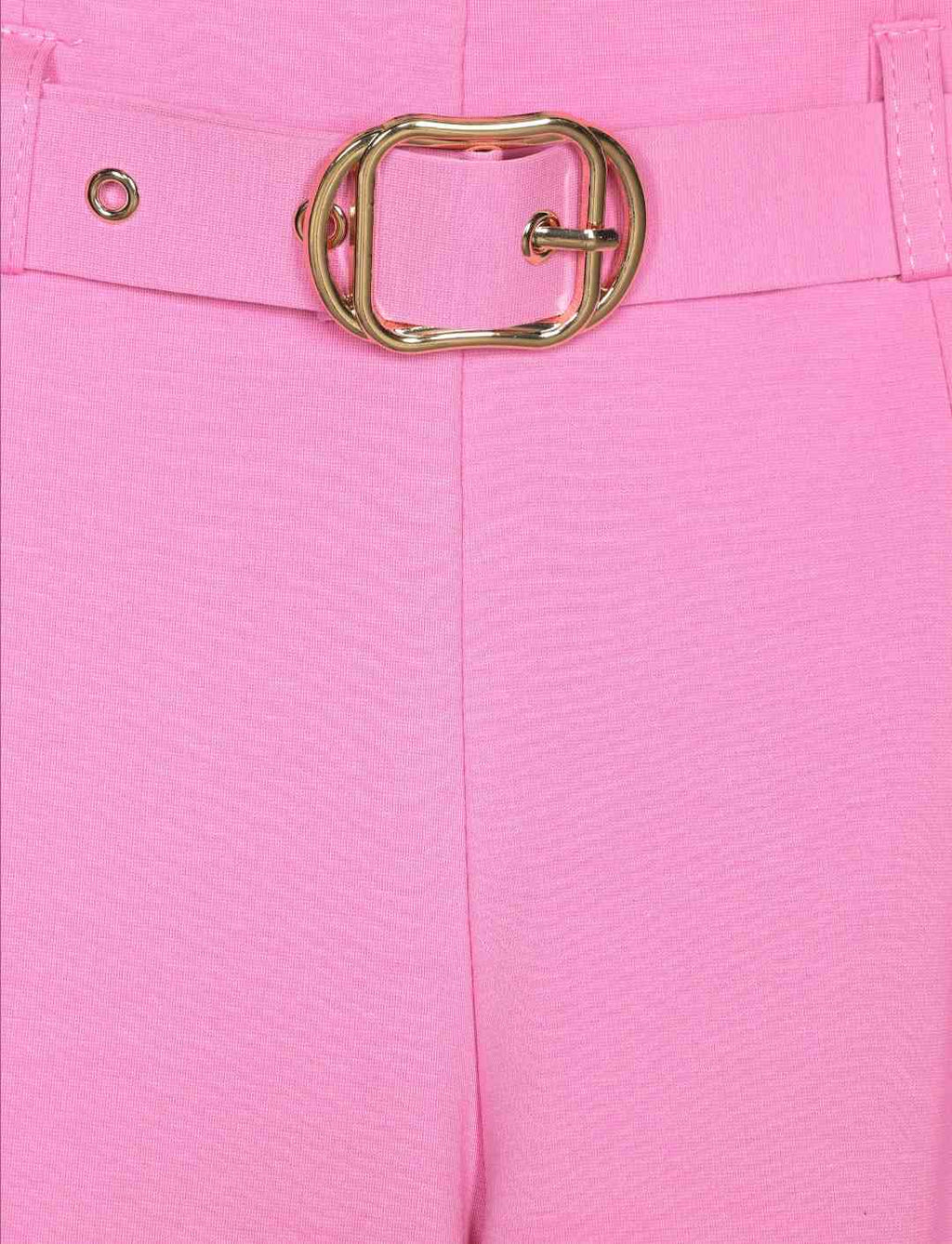 Pantalón Elastico Wide Leg Cinturón