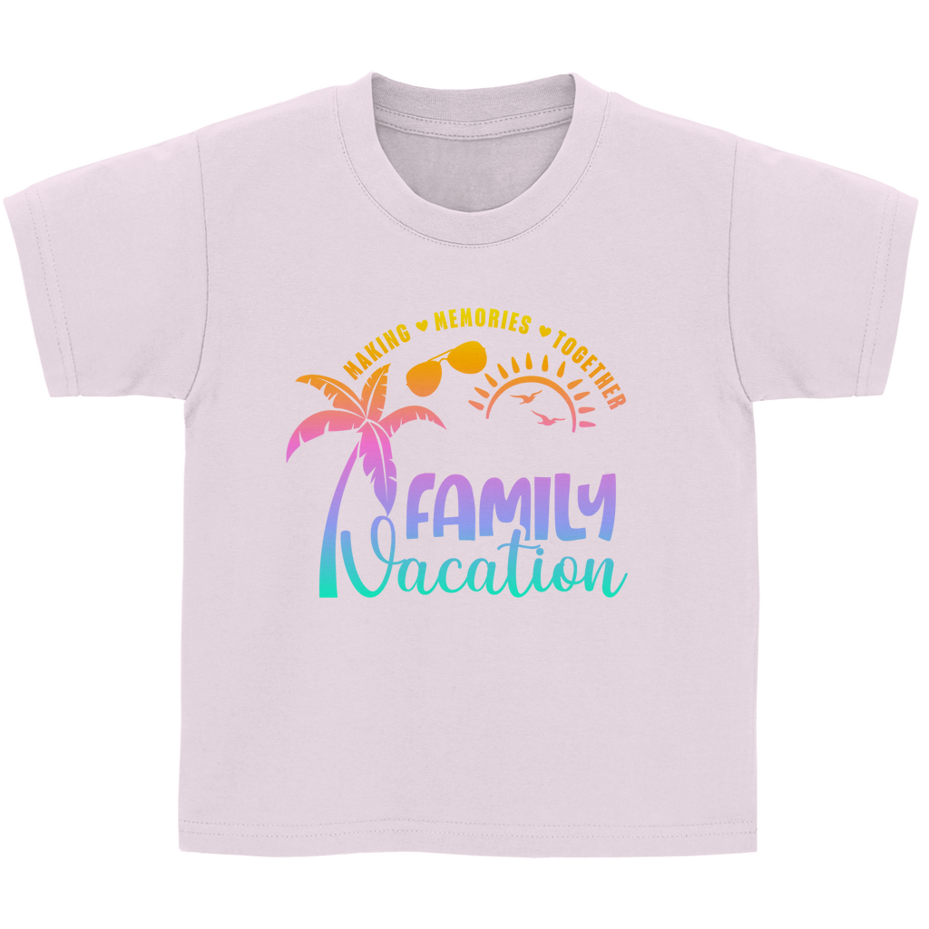 Kinder Basic T-Shirt Family Vacation A1