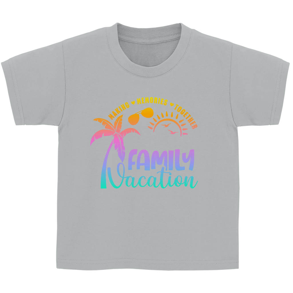 Kinder Basic T-Shirt Family Vacation A1