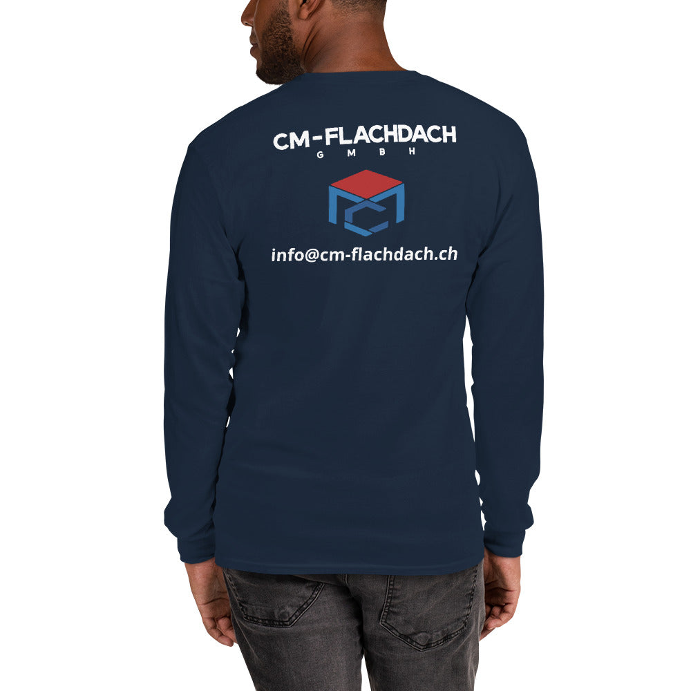 CM-Flachdach ch - | Camiseta manga larga algodon Azul Marino