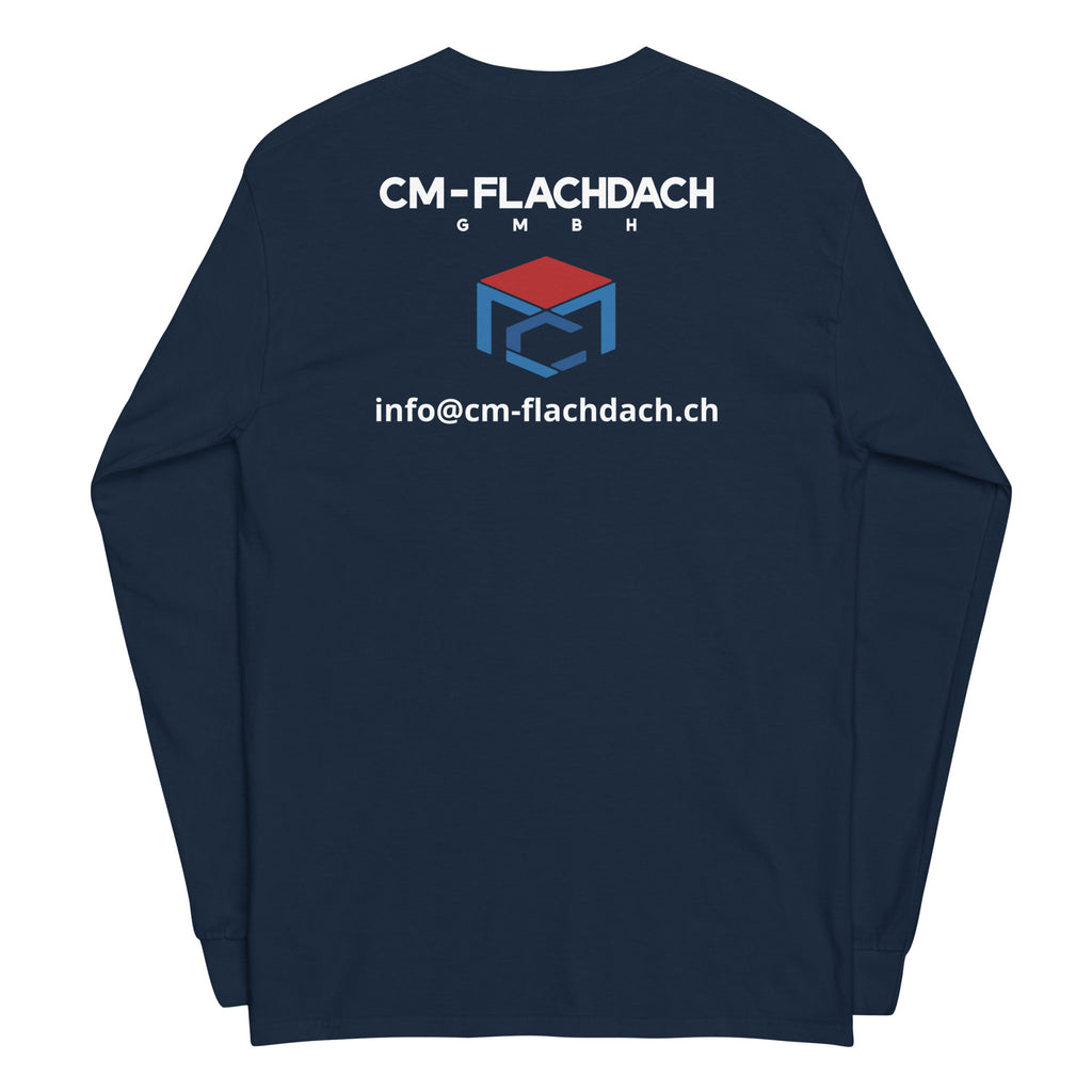CM-Flachdach ch - | Camiseta manga larga algodon Azul Marino