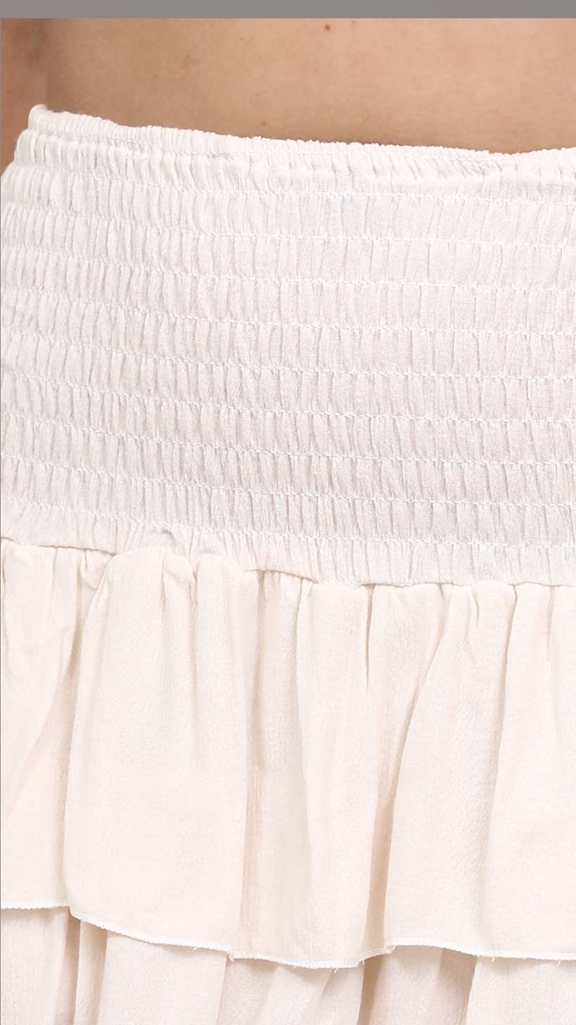 Falda Short Volantes Ibiza -6 ColoresFalda Short Volantes Ibiza ¡No hay mejor sensación que la comodidad y la feminidad combinadas! ¡Con nuestra falda con short interior y volantes, estarás cómoda y elegante, mientras los volantes realzan tu figura! La ci
