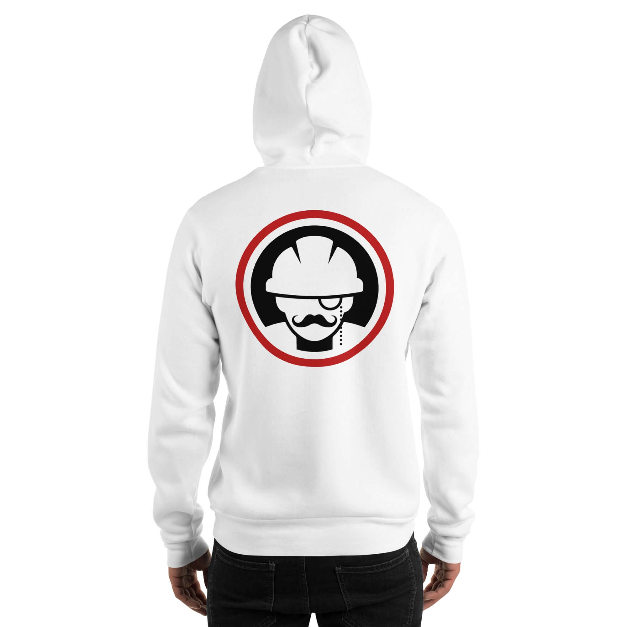 Unisex Hoodie - Swiss Rohrinspektor - Front Back Logo PTEveryone needs a cozy go-to hoodie to curl up in, so go for one that's soft, smooth, and stylish. It's the perfect choice for cooler evenings! • 50% pre-shrunk cotton, 50% polyester Heather Sport Dar