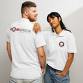 Premium-Piqué-Poloshirt Swiss Rohrinspektor - Back Front PFDieses Polo besteht aus dickem, weichem Stoff und hat eine Knopfleiste in passenden Farben für einen eleganten Look. Es bietet den ganzen Tag Komfort beim Sport oder im Alltag und sorgt dafür, das