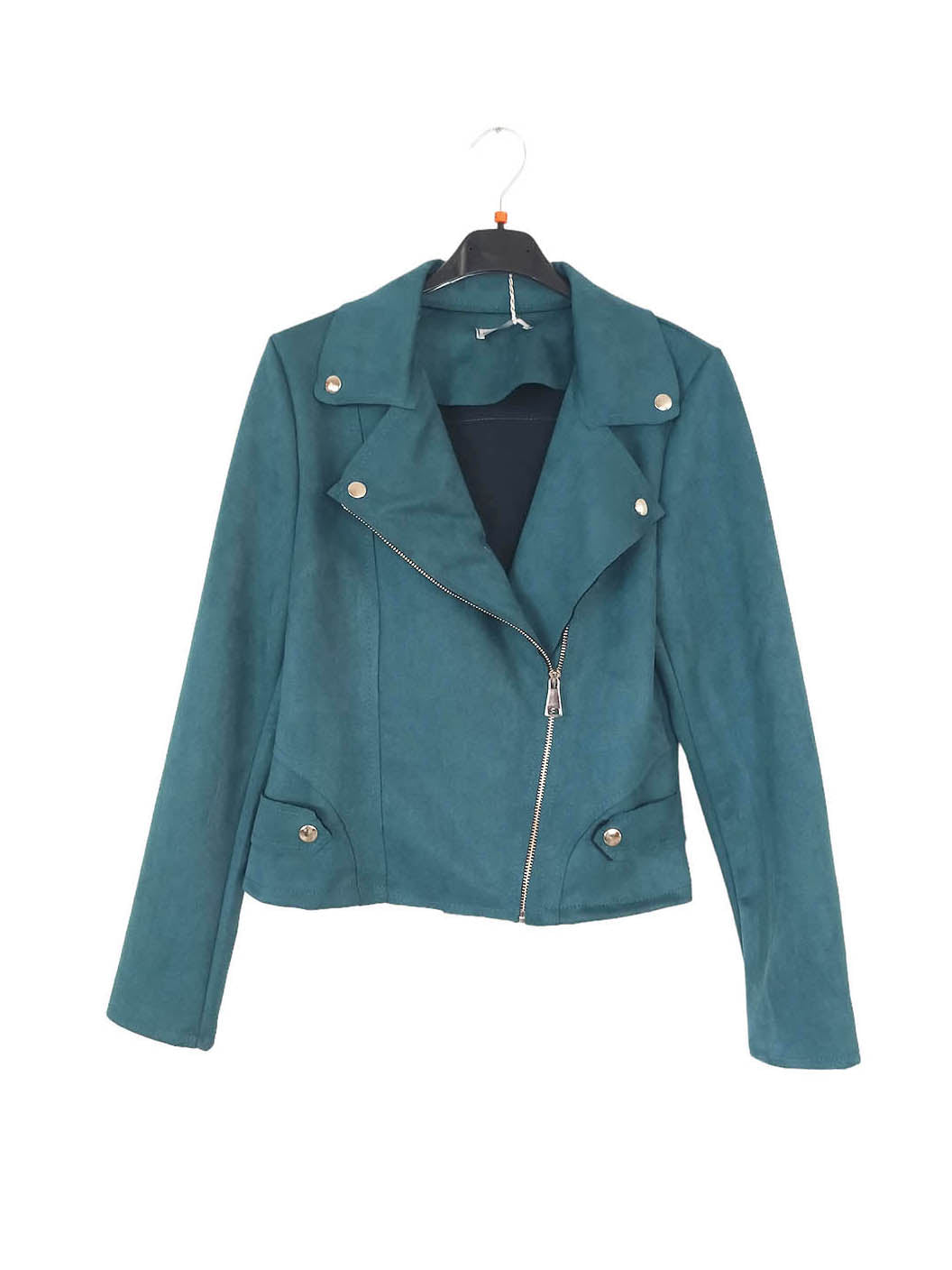 Chaqueta Biker Ante Cremallera-4 Colores