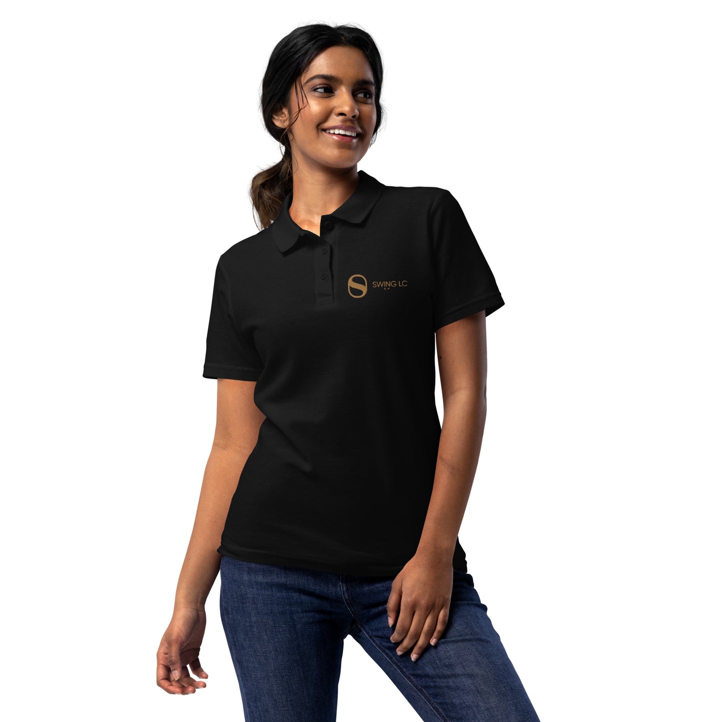 Swing Cigars - Piqué-Poloshirt für Damen