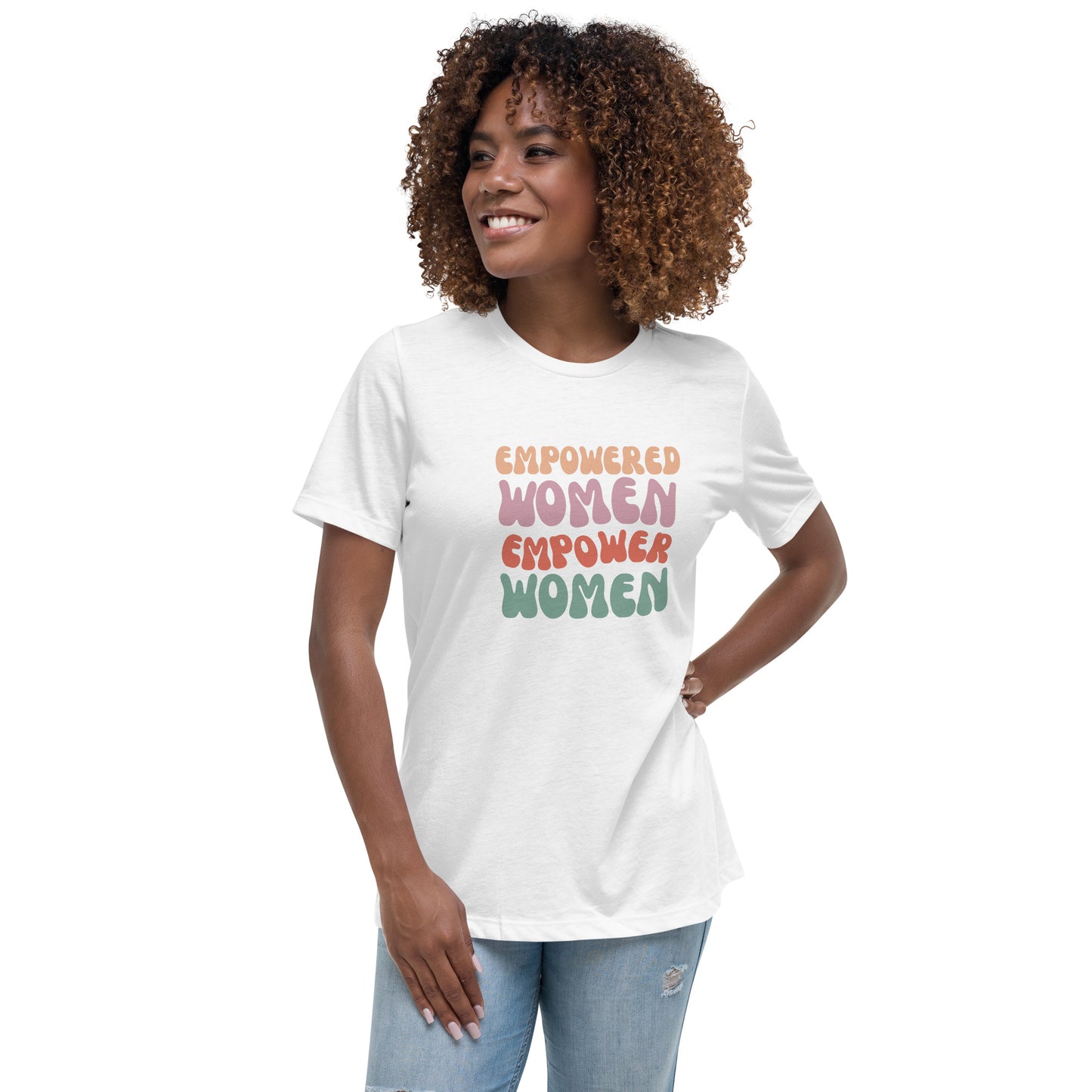 Empowered Woman - Camiseta algodón relax mujer