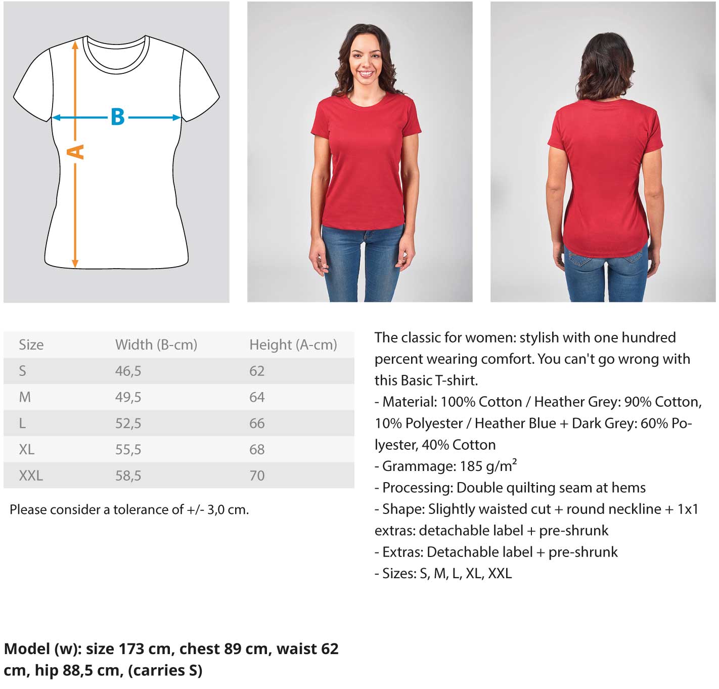 Swiss Rohr Inspektor Damen T-Shirt - Women Basic ShirtThis cool design is a great alternative to the everyday standard. This women basic shirt is also perfect as a gift. Stands for high quality goods at the highest level. Productdetails: * Women Basic Shi