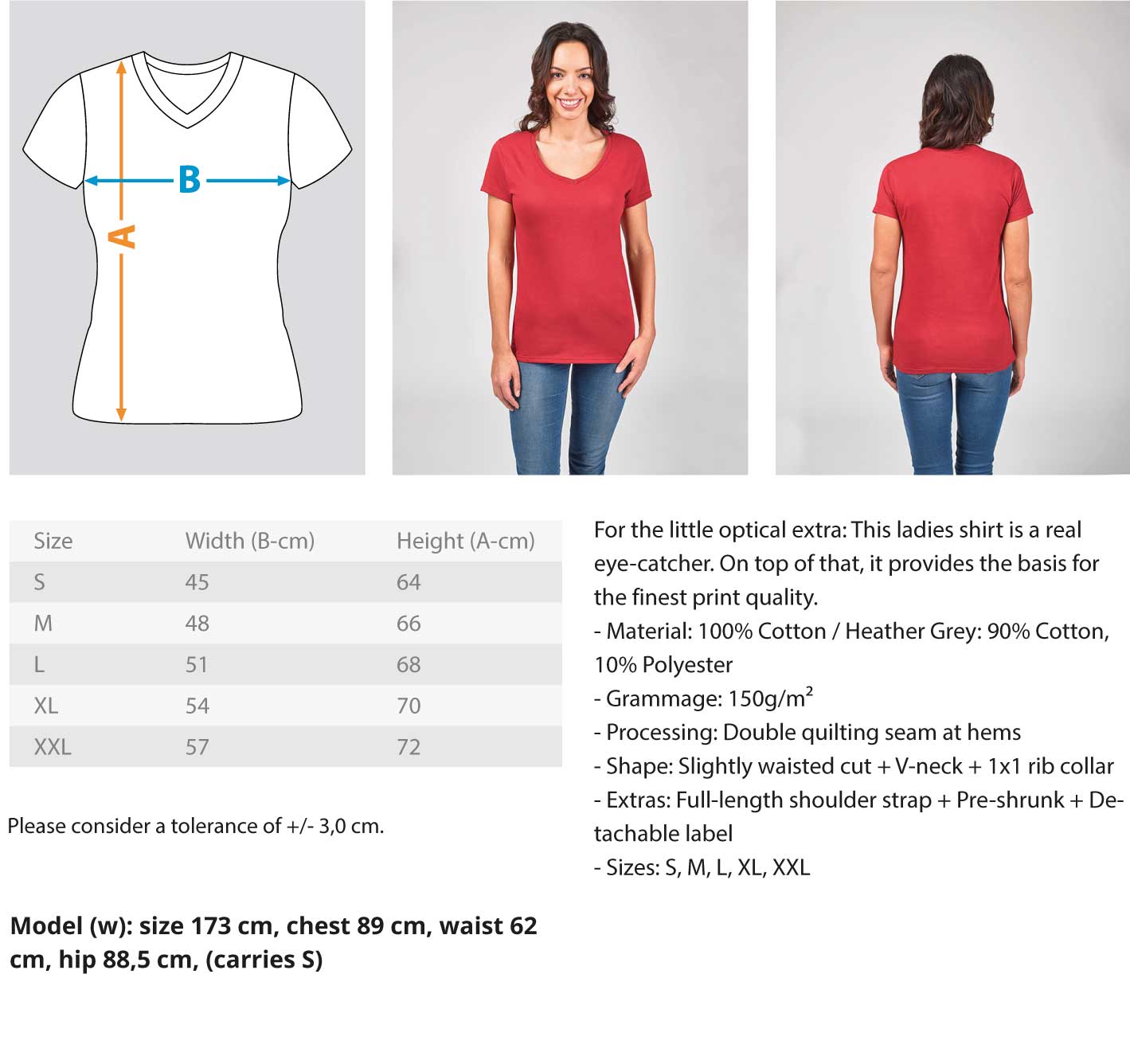Swiss Rohr Inspektor - Women V-Neck ShirtThis cool design is a great alternative to the everyday standard. This women v-neck shirt is also perfect as a gift. T.O.S. stands for high quality goods at the highest level. Productdetails: * Women V-Neck Shirt *