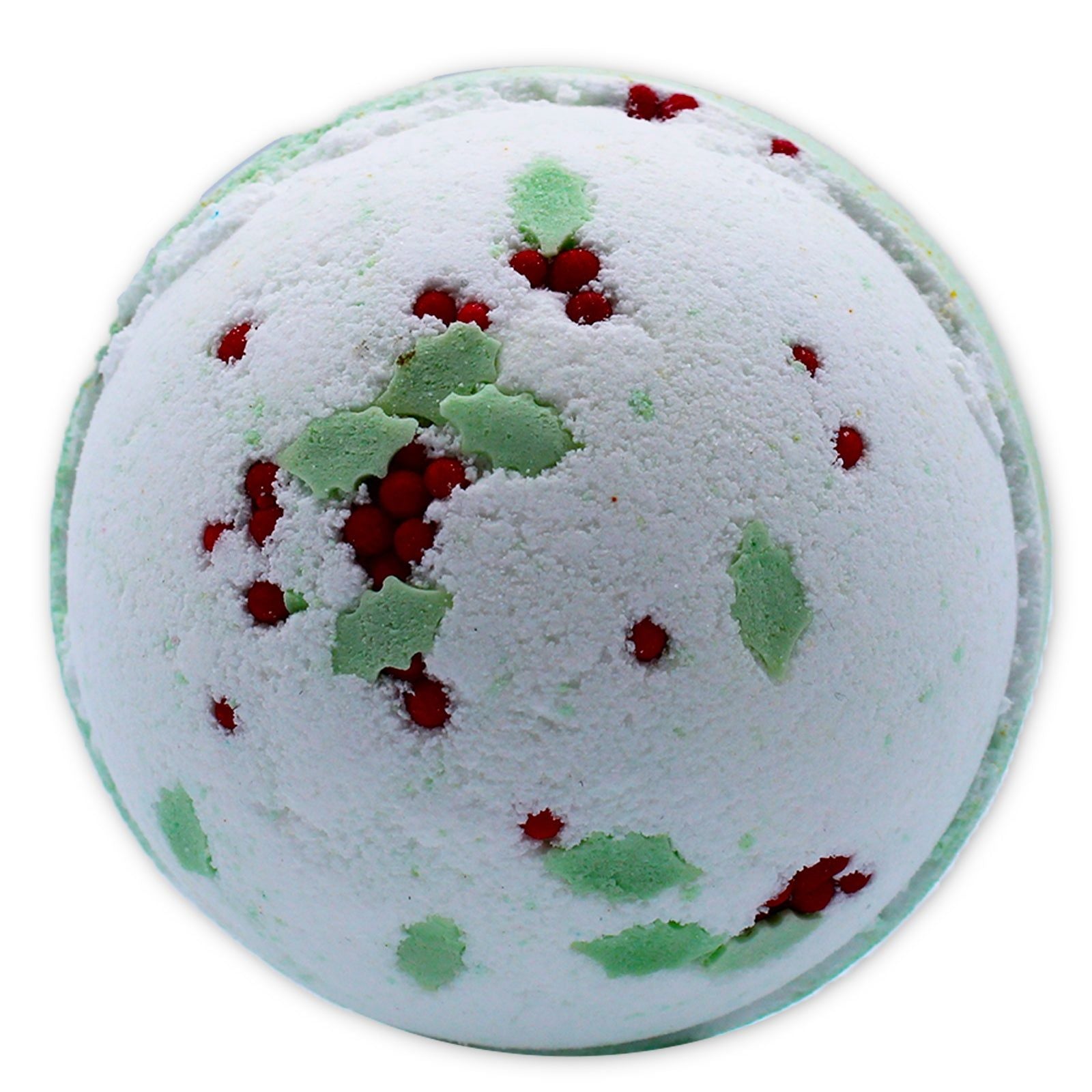 Bomba de baño Navidad Acebo- Muérdago XLBomba de baño Navidad Haz que la hora del baño sea muy especial con nuestras Funky Bath Bombs. Hechas con los mejores ingredientes y cada bomba de baño pesa 180 gramos, estas bombas de baño son realmente originales