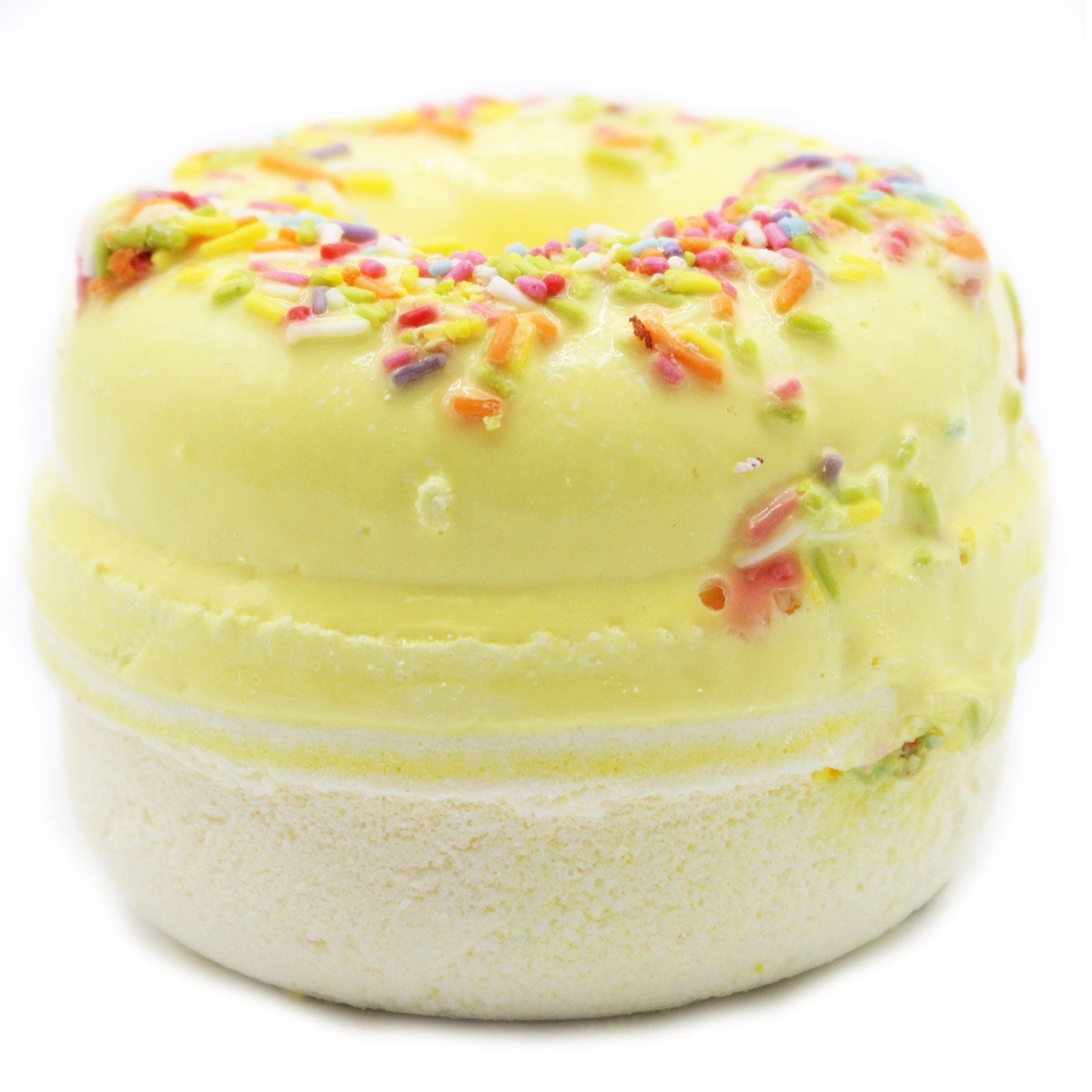Bomba de baño "Donuts" LimónBomba de baño original Donuts ¡Bañarse es aún más divertido con nuestras coloridas y deliciosas donas de baño! Disponibles en 4 fragancias con un olor increíblemente delicioso, son una gran idea de regalo para cumpleaños, Navid