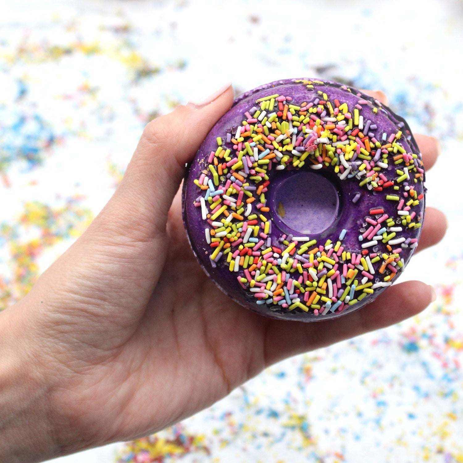 Bomba de baño "Donuts" Moras XL-badebomb,badekugeln,bath bomb,bomba de baño,bomba donuts,dona badebomb,donna badebomb,donna badekugel,donuts,frizz bomb