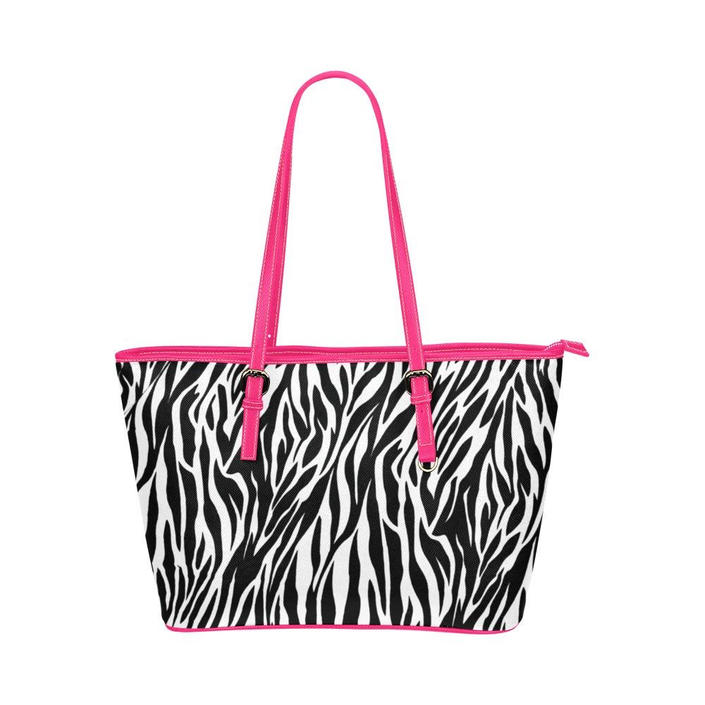 Bolso Shopper animal print . Tota bag zebra . bolso rosa animal print