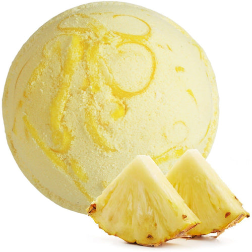 Bomba de baño Tropical Piña XLBomba de baño tropical Piña XL Tómate un momento, cierra los ojos y déjate transportar a un paraíso exótico con nuestras nuevas bombas de baño paraíso.Con sus aromas tropicales, nunca querrás salir del baño. Lo bueno de estas