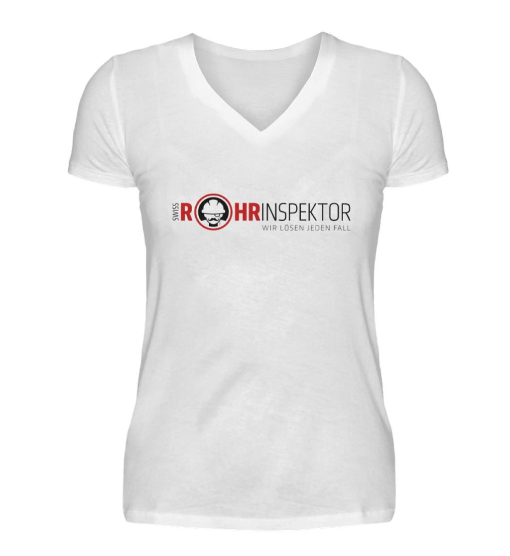 Swiss Rohr Inspektor - Women V-Neck ShirtThis cool design is a great alternative to the everyday standard. This women v-neck shirt is also perfect as a gift. T.O.S. stands for high quality goods at the highest level. Productdetails: * Women V-Neck Shirt *