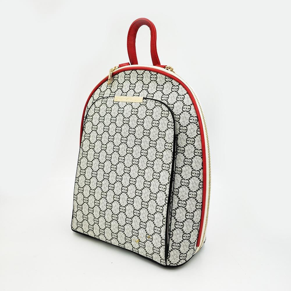 Mochila Monograma AntirroboMochila elegante antirrobo Buscas una mochila cómoda y segura para cada día? Esta mochila con elegante diseño en monograma sera tu aliado para la vida diaria. Con su bolsillo antirrobo la convierte en la compañera perfecta para