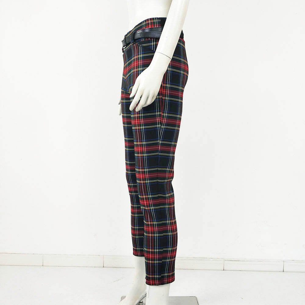 Pantalón elástico Tartan-