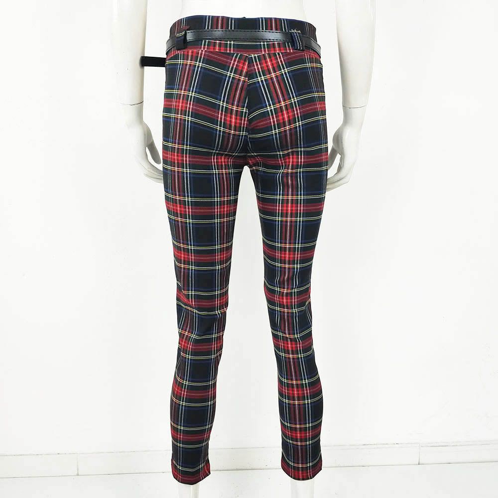 Pantalón elástico Tartan-