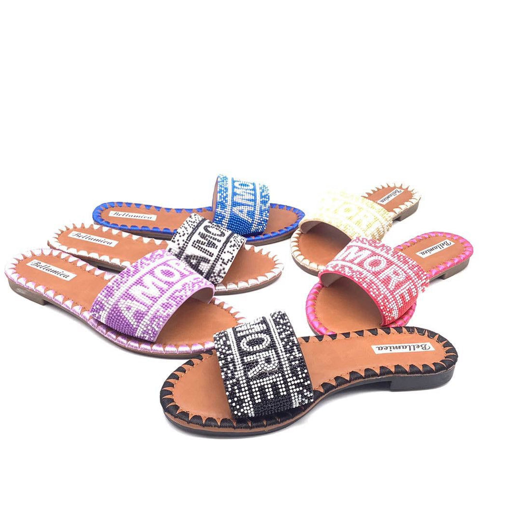 Sandalia Brillantes Amour- Damen SandalenSandalias brillantes Amour Caminar cómoda y con estilo nunca fue tan fácil. Con estas sandalias añade glamour a tus pasos además de comodidad! Elige hoy tu color favorito! Suela antideslizante. Eco piel Bordes de l